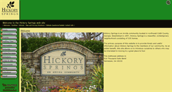 Desktop Screenshot of myhickorysprings.com