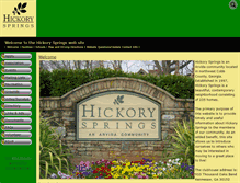 Tablet Screenshot of myhickorysprings.com